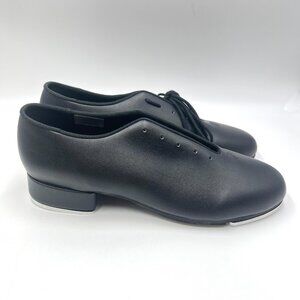Leo Womens Size 12 LS3312L Black Jazz Tap Dance Shoes